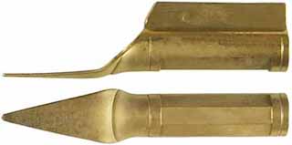 Ramrod pipe, brass, entry pipe with skirt, John Vincent, octagon, for 5/16" ramrod